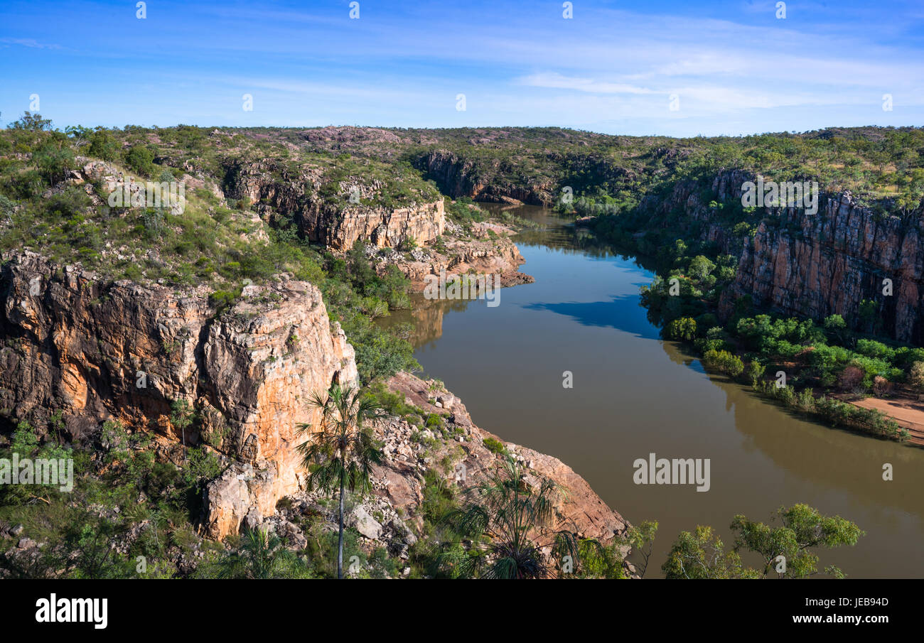 L'Australie, Territoire du Nord, Katherine. Nitmiluk (Katherine) Gorge National Park Banque D'Images