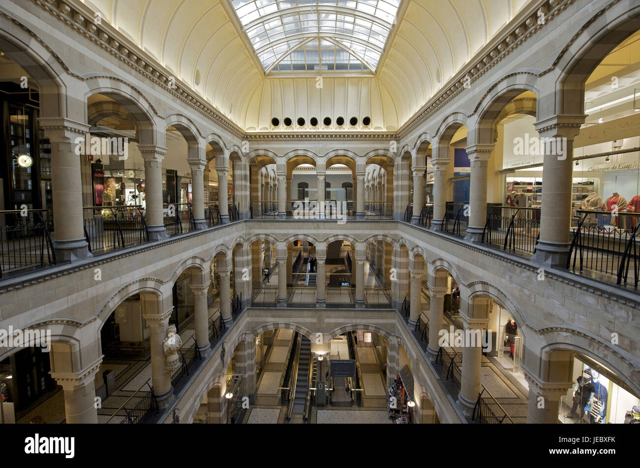 La Hollande, Pays-Bas, Amsterdam, centre commercial, Magna Plaza, Banque D'Images