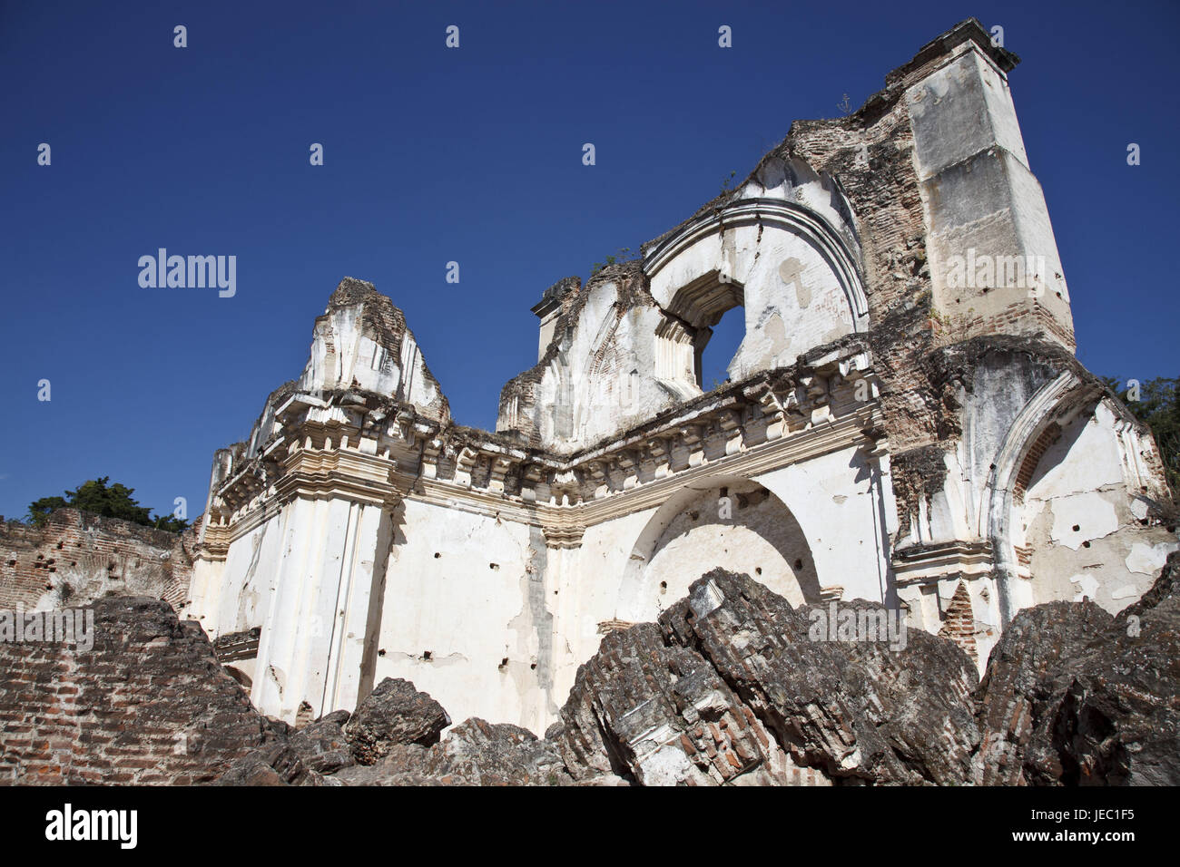 Guatemala, Antigua Guatemala, convention La Recoleccion, ruines, pas de biens, Banque D'Images