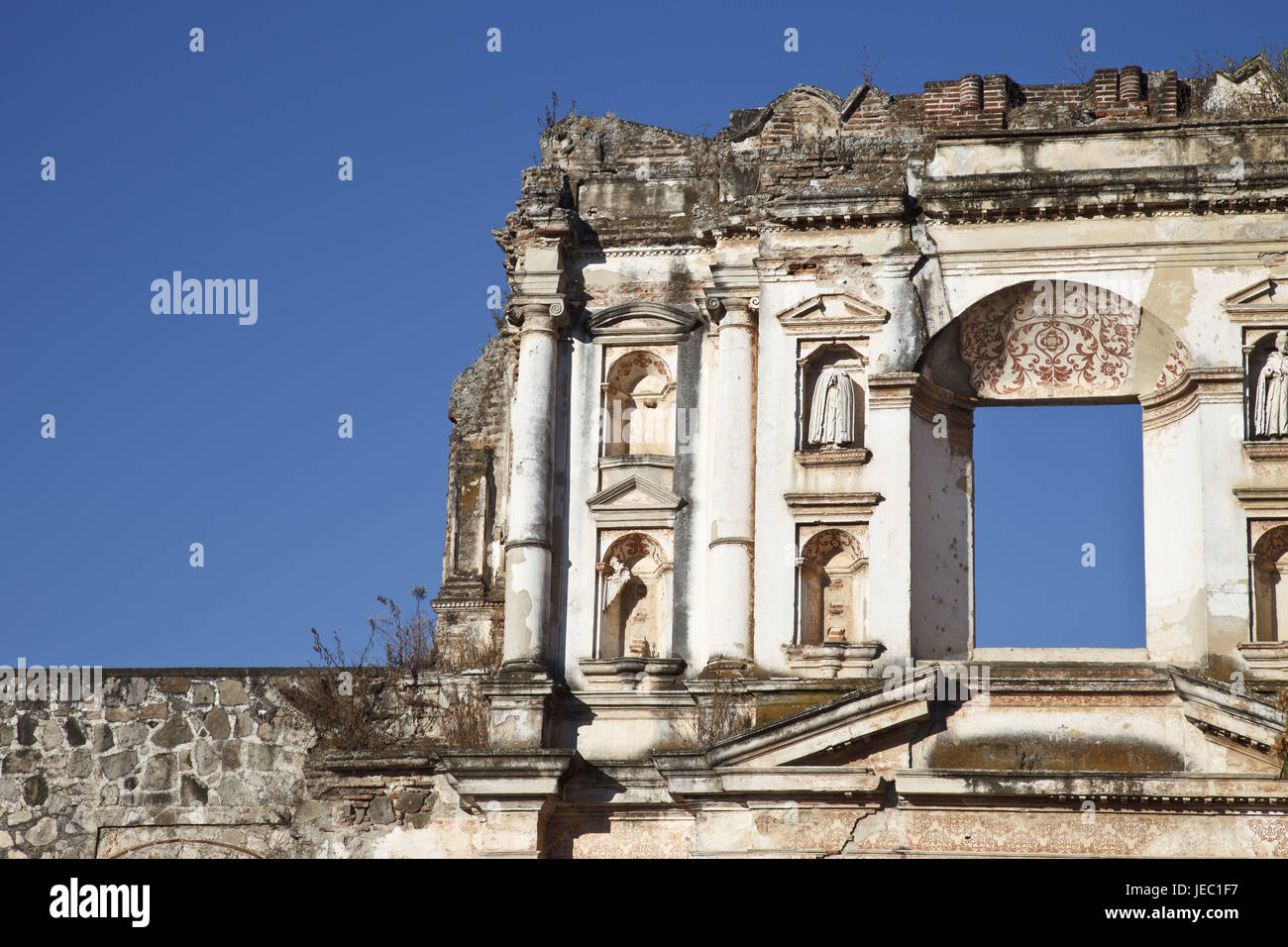 Guatemala, Antigua Guatemala, église, ruine, Banque D'Images