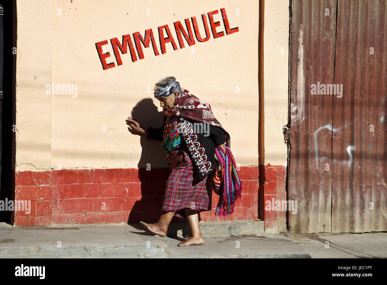 Guatemala, Zunil, femme, Maya, le modèle ne libération, Banque D'Images