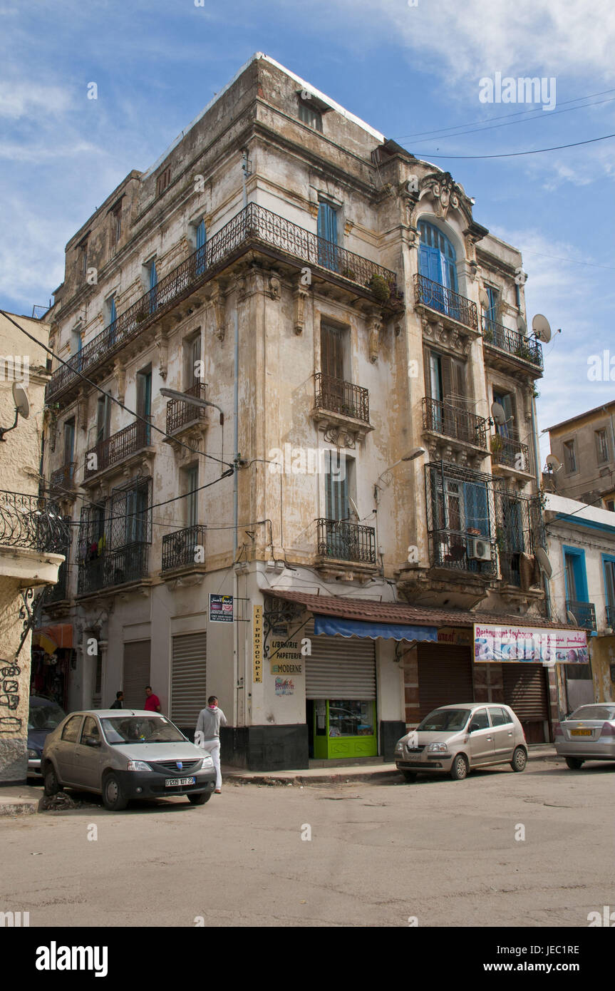 L'architecture coloniale française dans la région de Annaba, Algérie, Afrique, Banque D'Images