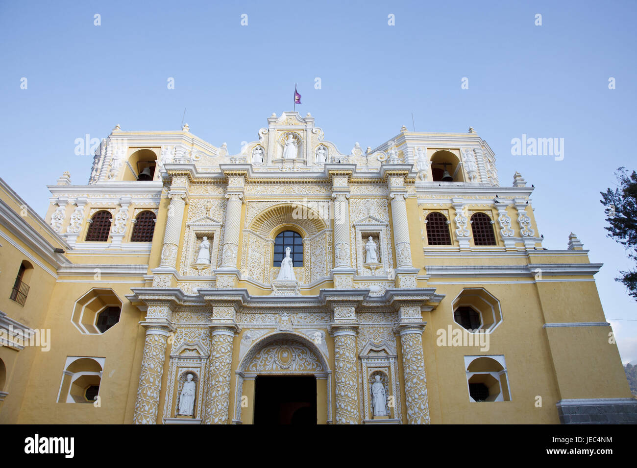 Guatemala, Antigua Guatemala, l'église et de La Merced, convention Banque D'Images