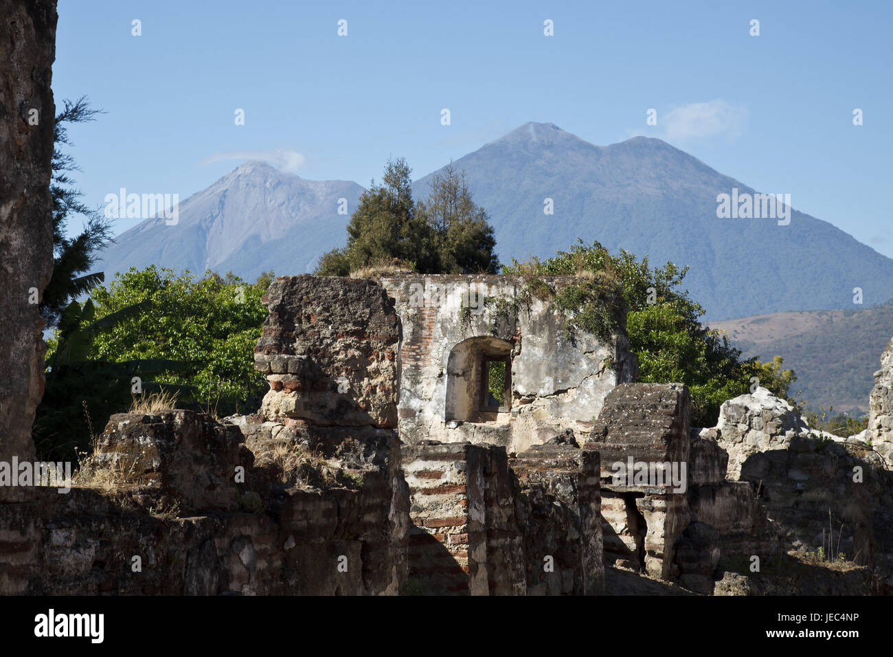 Guatemala, Antigua Guatemala, convention de San Francisco, ruines, pas de biens, Banque D'Images