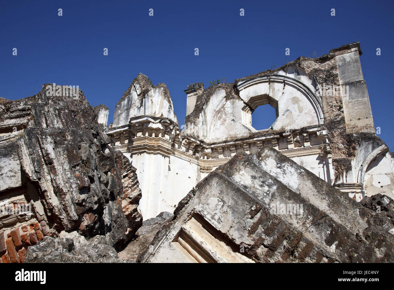 Guatemala, Antigua Guatemala, convention La Recoleccion, ruines, pas de biens, Banque D'Images
