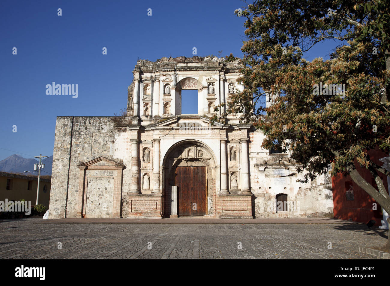 Guatemala, Antigua Guatemala, église, ruine, Banque D'Images