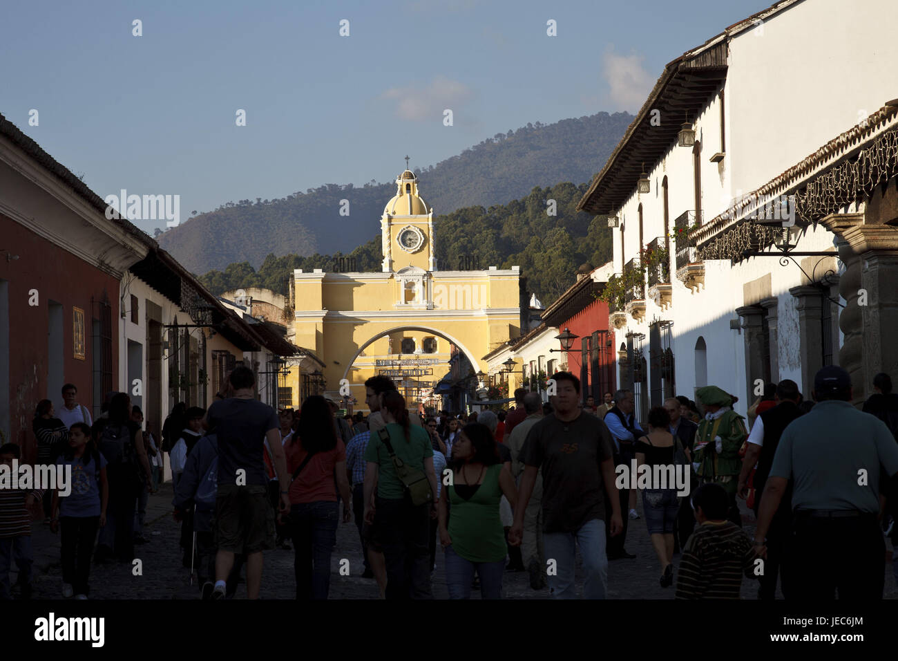 Guatemala, Antigua Guatemala, cloître Santa Catalina, Archway, Banque D'Images