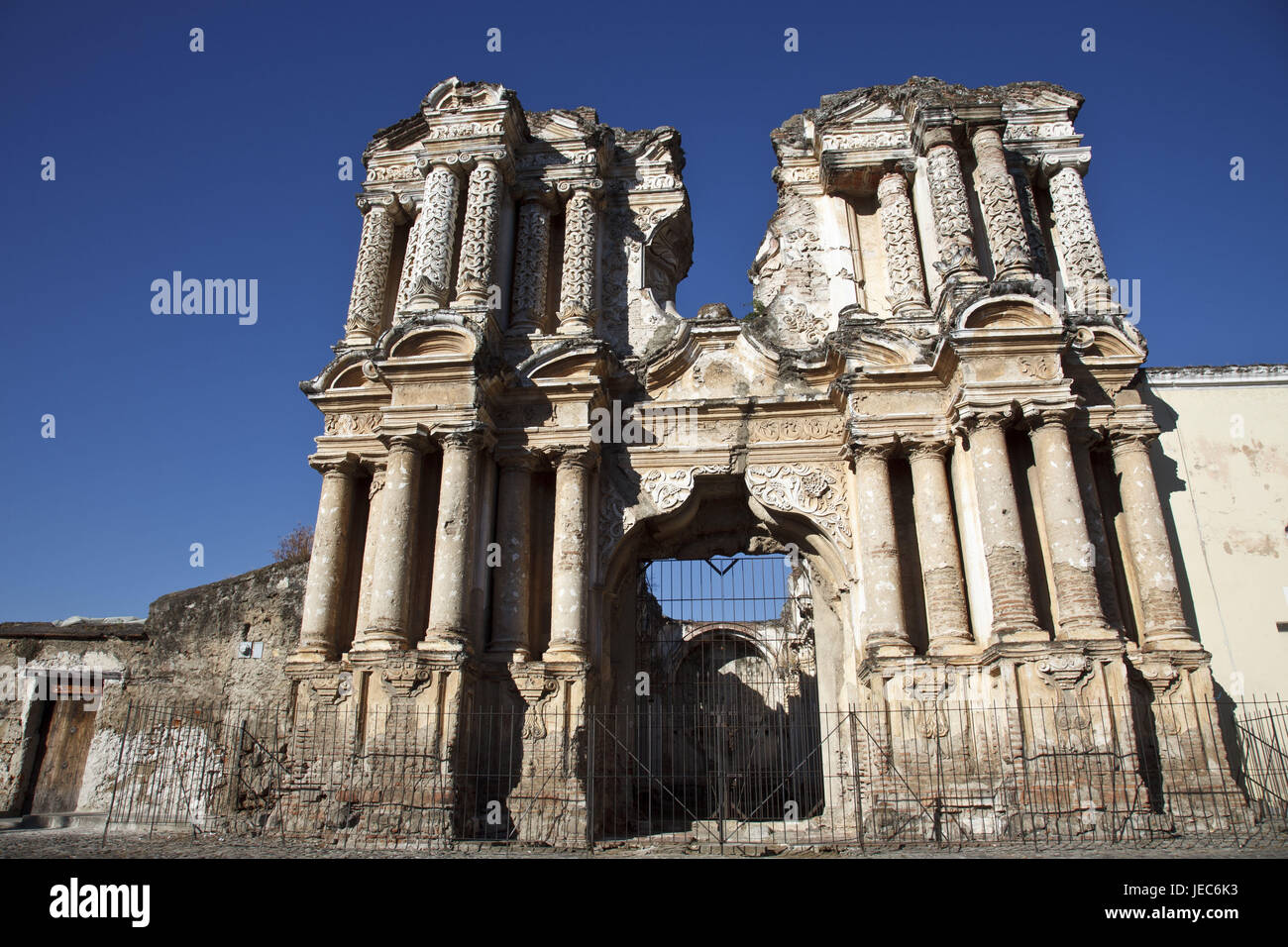 Guatemala, Antigua Guatemala, église, ruine, Banque D'Images