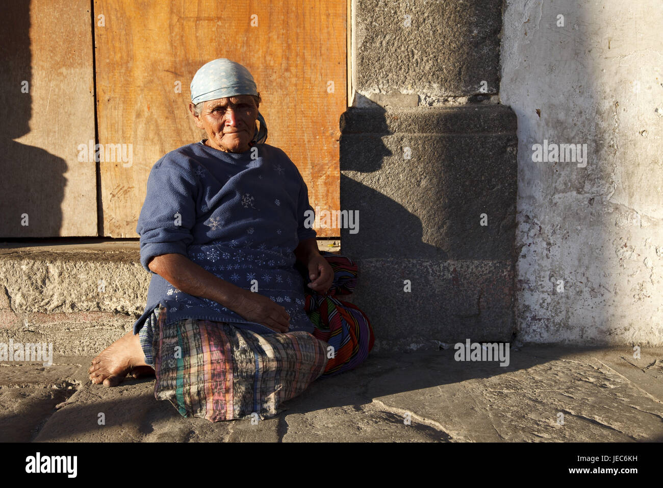 Guatemala, Antigua Guatemala, femme, Maya, le modèle ne libération, Banque D'Images