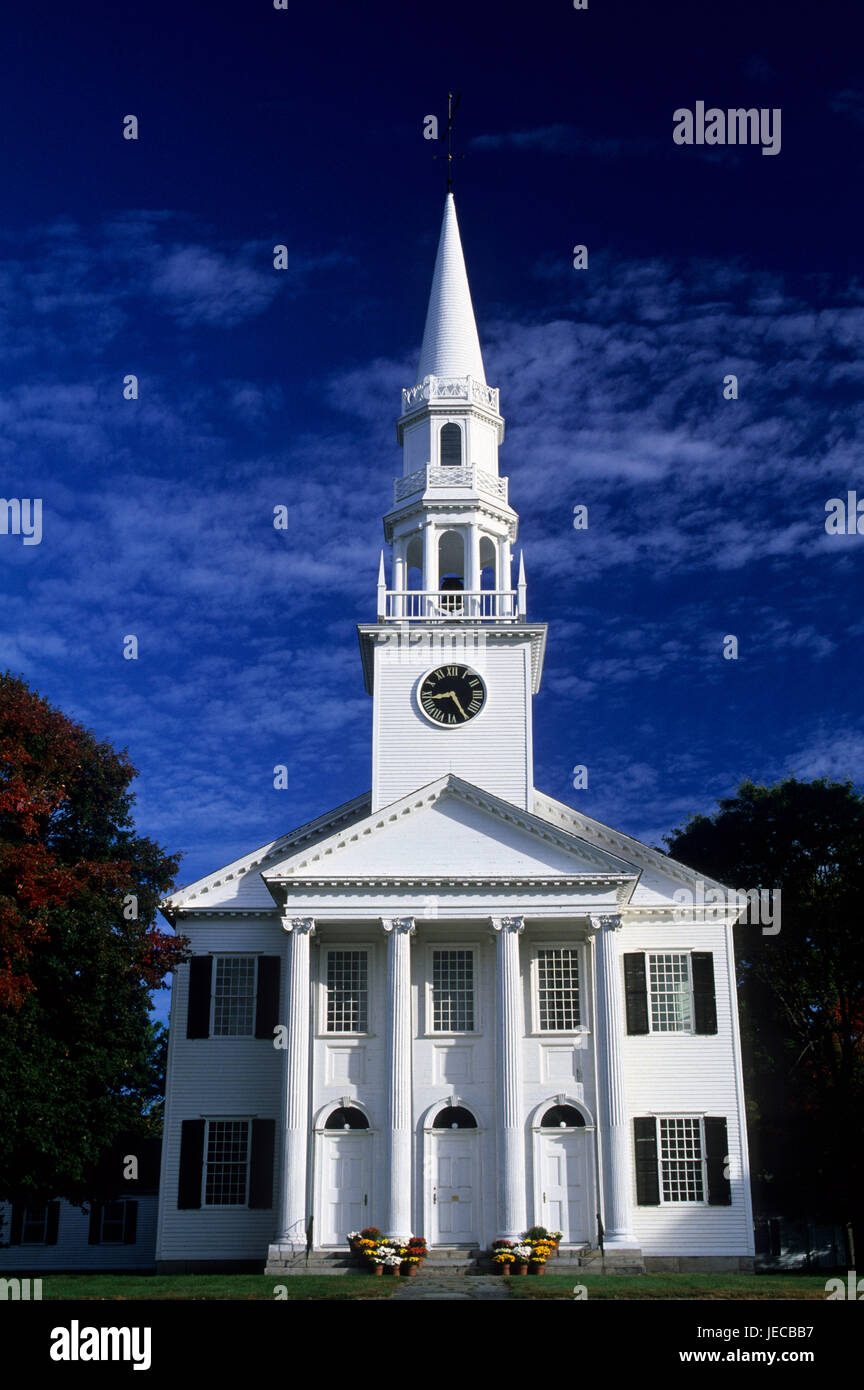 First Congregational Church, Litchfield, Connecticut Banque D'Images