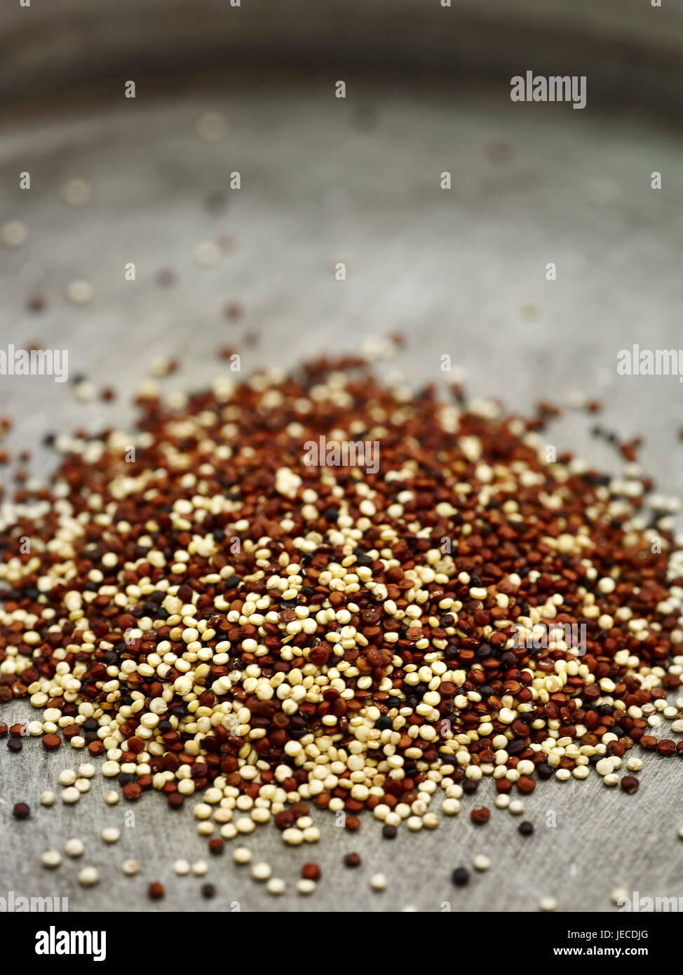 Chenopodium quinoa rouge et blanc céréales Banque D'Images