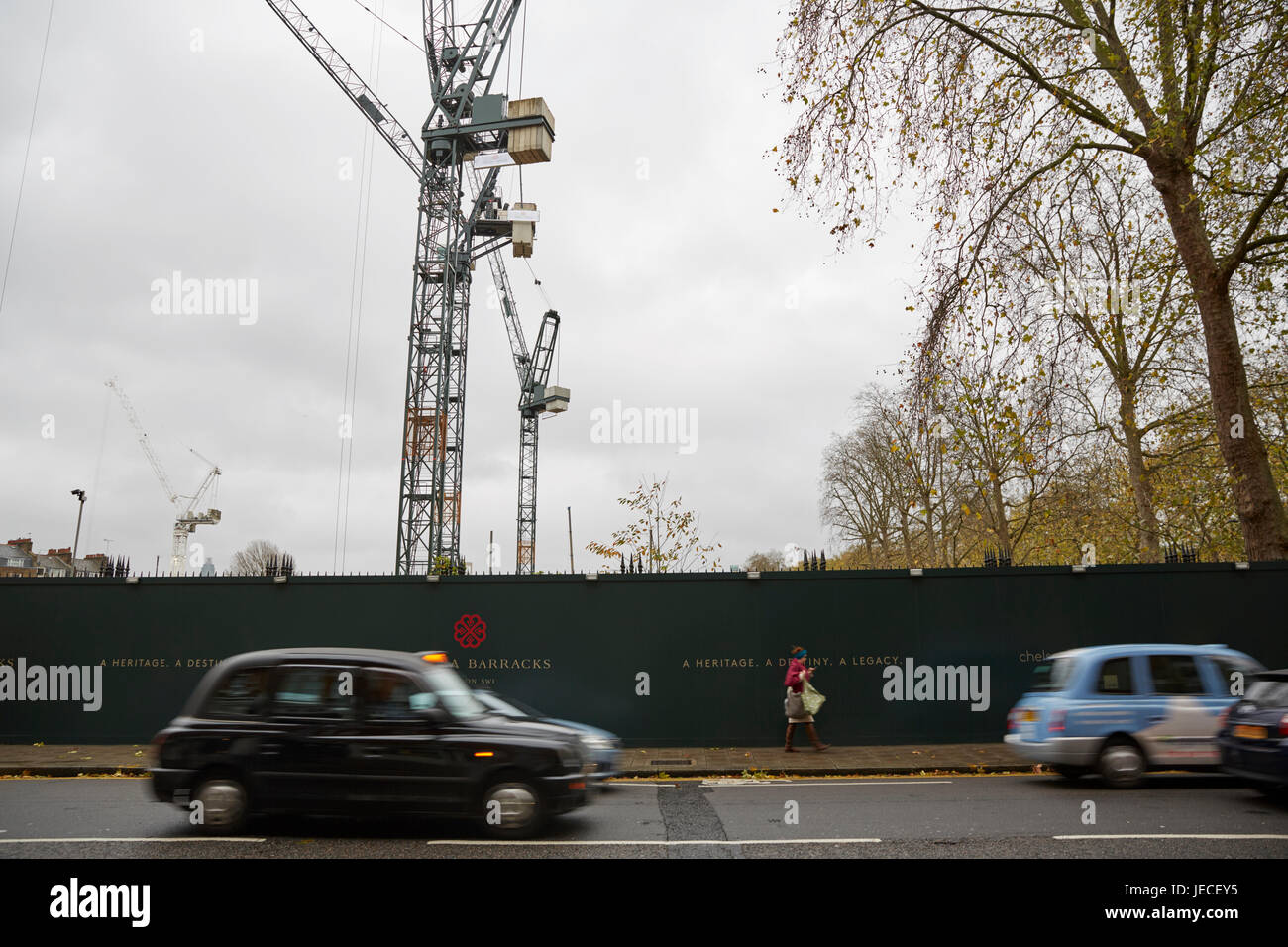 Chelsea Barracks, Londres, UK Banque D'Images