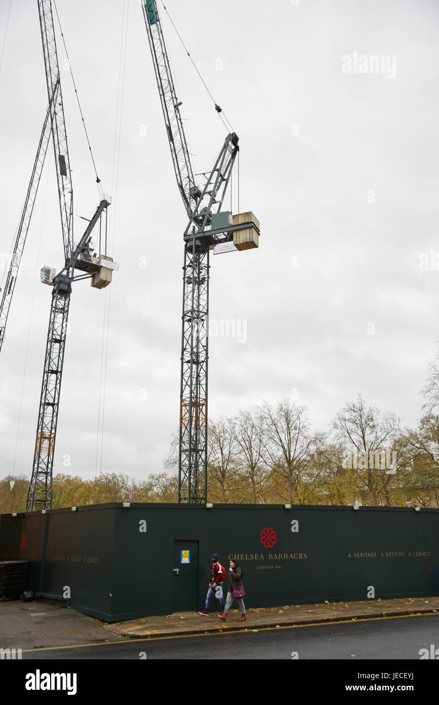 Chelsea Barracks, Londres, UK Banque D'Images