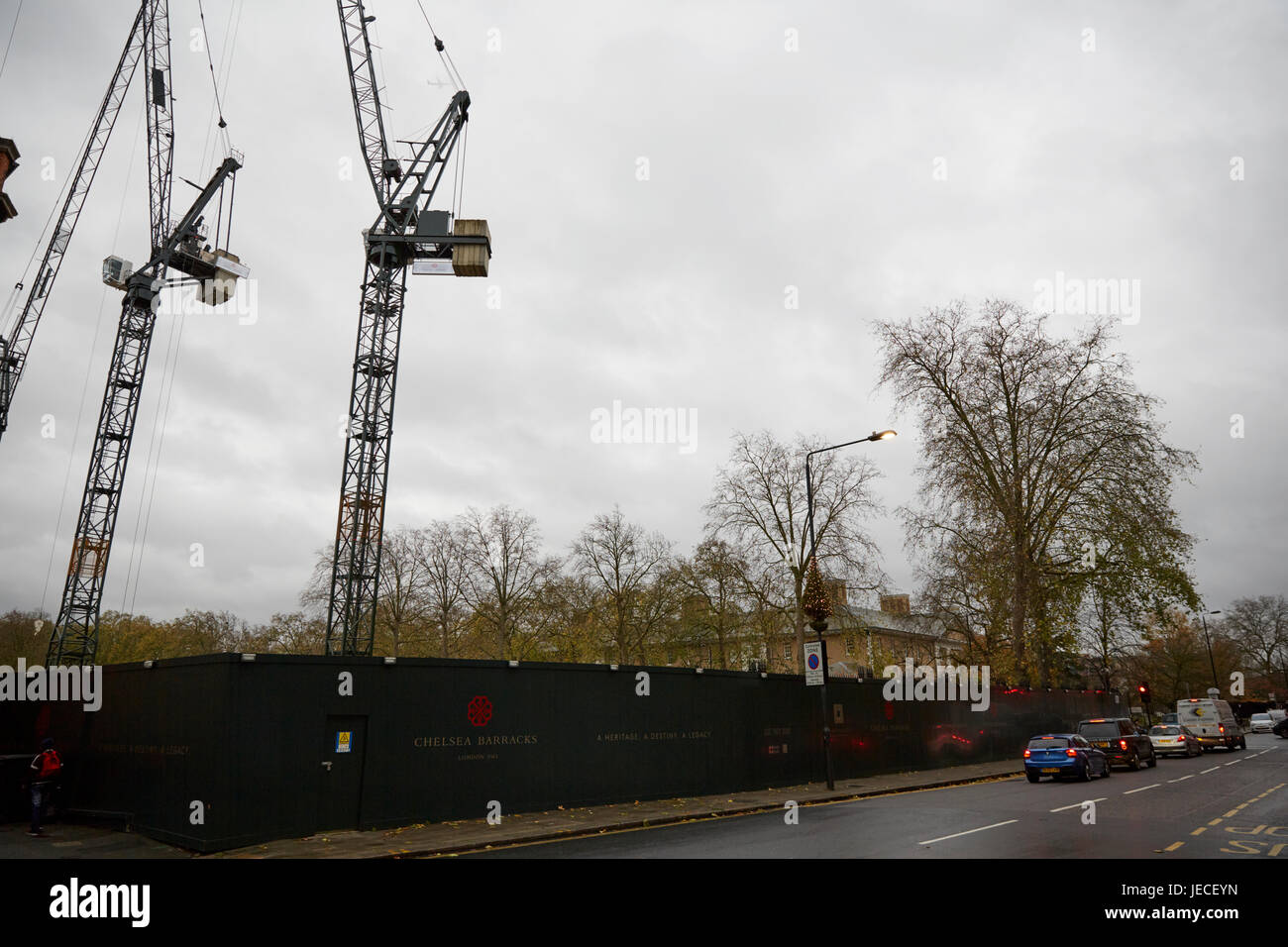 Chelsea Barracks, Londres, UK Banque D'Images