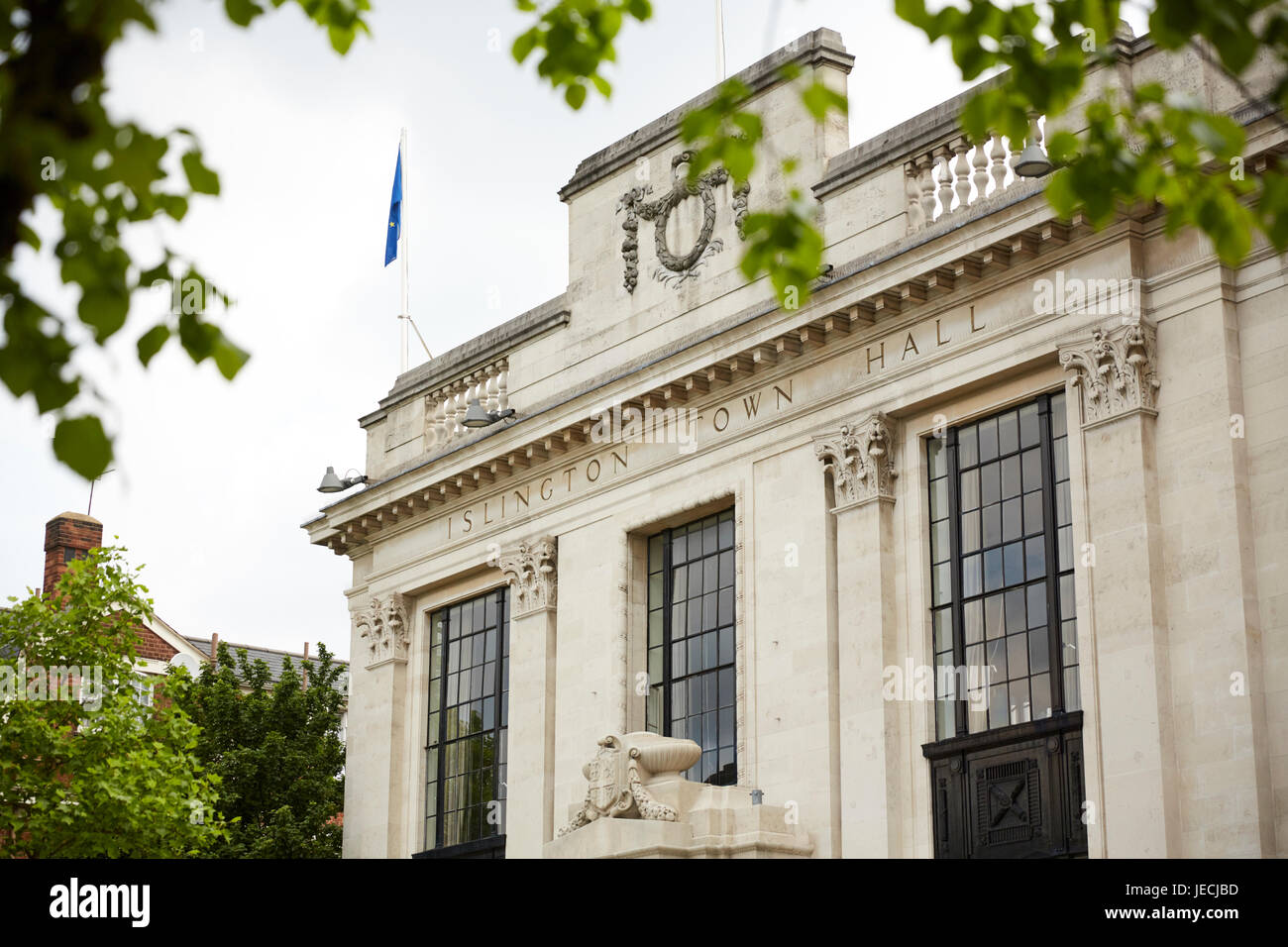 Hôtel de Ville d'Islington, Londres, Royaume-Uni Banque D'Images