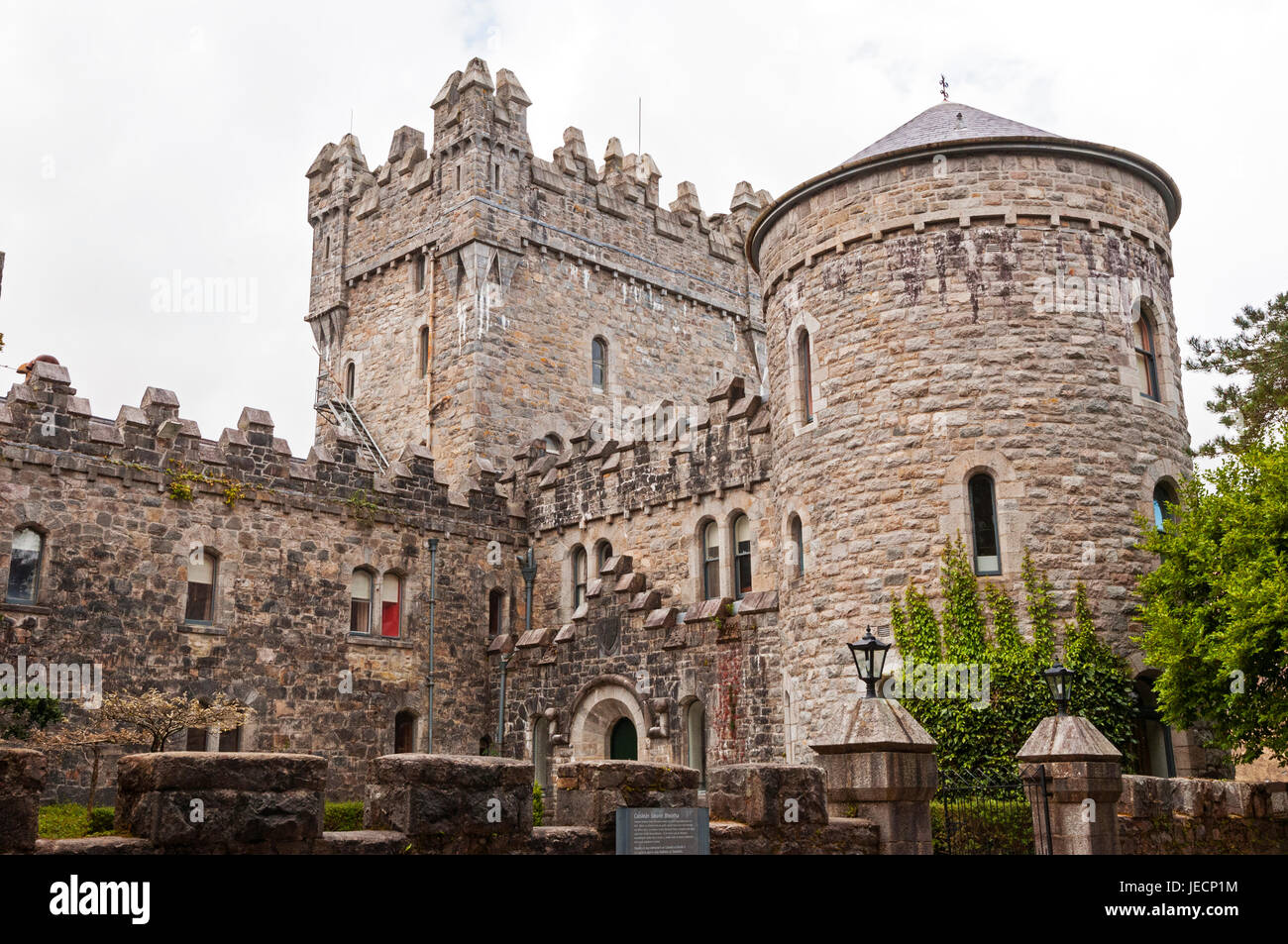 Château de Glenveagh, le parc national de Glenveagh, comté de Donegal, Irlande Banque D'Images