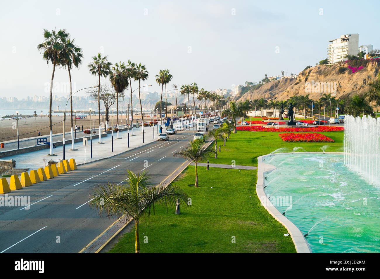 Waterfront de Barranco, Lima, Pérou Banque D'Images
