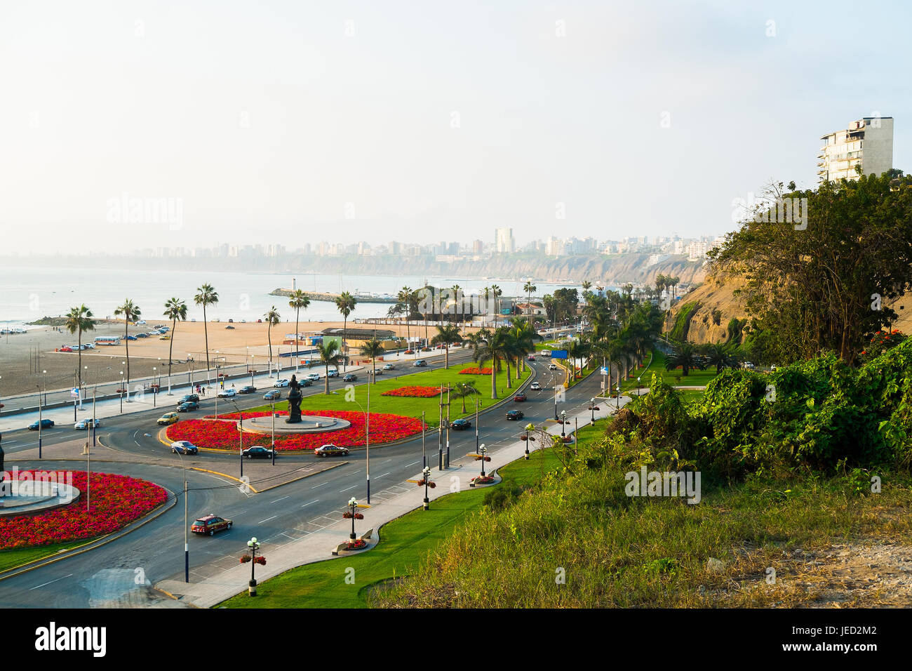 Waterfront de Barranco, Lima, Pérou Banque D'Images