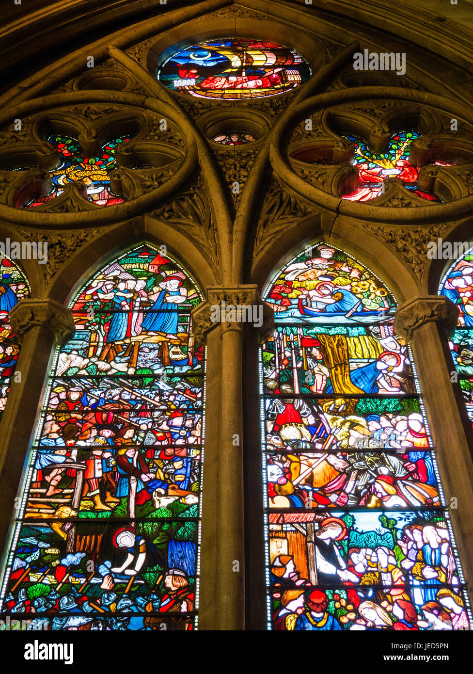 Christ Church Cathedral, Christ Church College, Oxford, Angleterre, Royaume-Uni, GO. Banque D'Images
