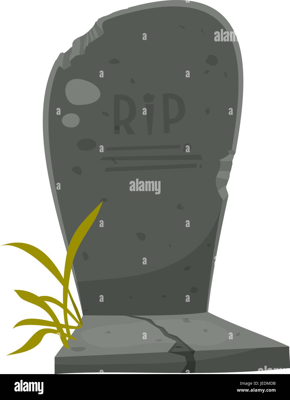 RIP avec Tombstone Cartoon Illustration d'un funny cartoon halloween pour tombstone paysage cimetière reposent en paix avec l'inscription Illustration de Vecteur