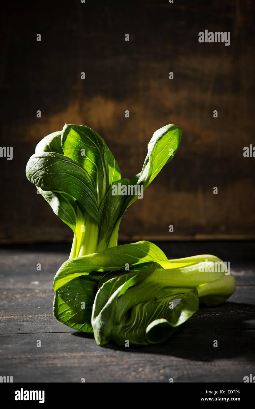 Shanghai Pak choi - Shanghai-Senfkohl Banque D'Images