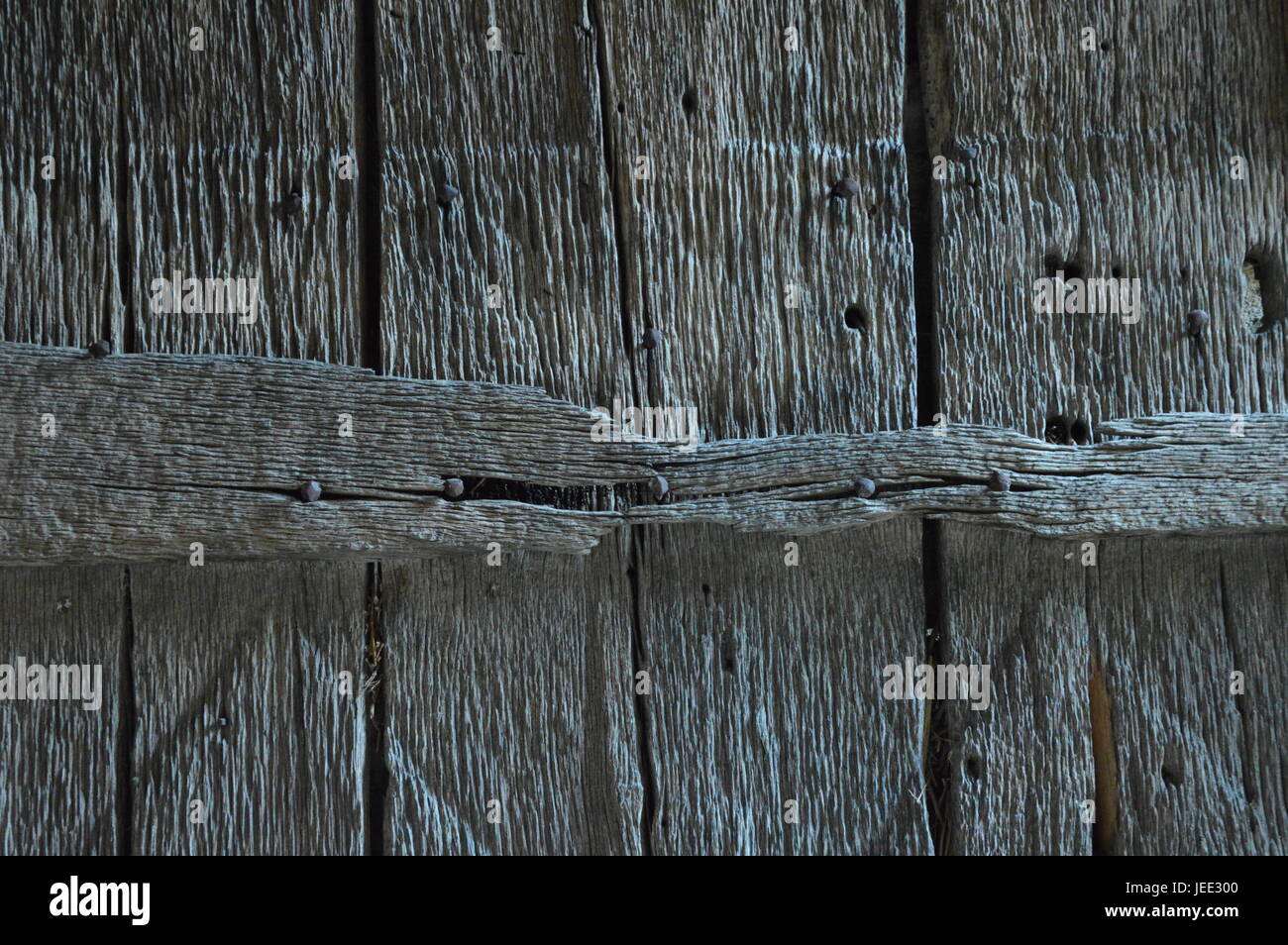 Vieille porte en bois Banque D'Images