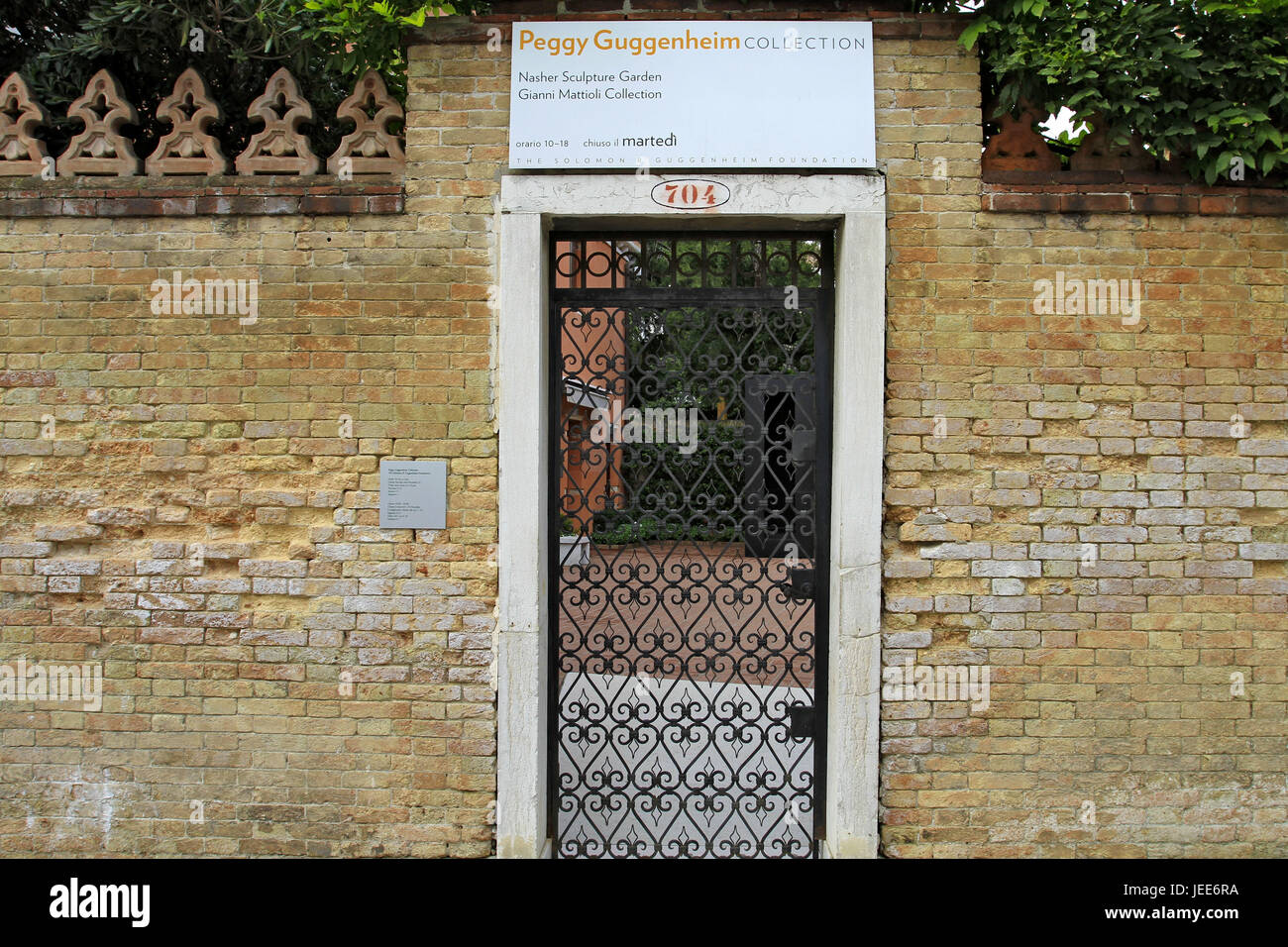 Musée Peggy Guggenheim à Venise, Italie, Banque D'Images