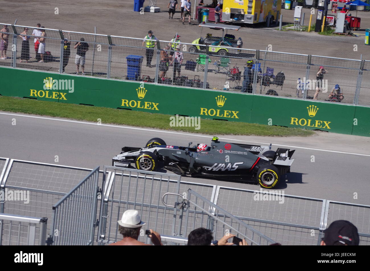 Formule 1 au Circuit Gilles Villeneuve à Montréal, Canada Banque D'Images