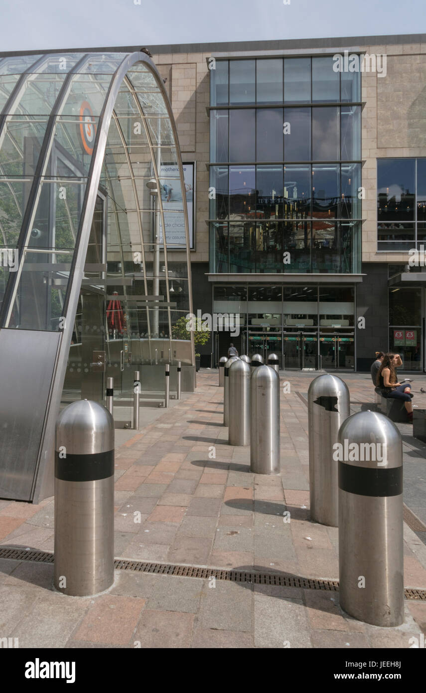 Entrée de la station de métro St Enoch, Glasgow, Écosse, Royaume-Uni Banque D'Images