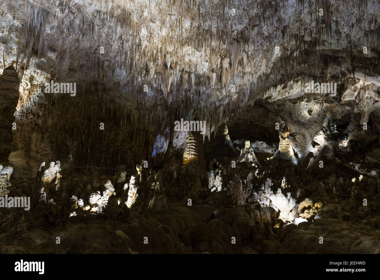 Carlsbad Caverns rock formations. Nouveau Mexique Banque D'Images