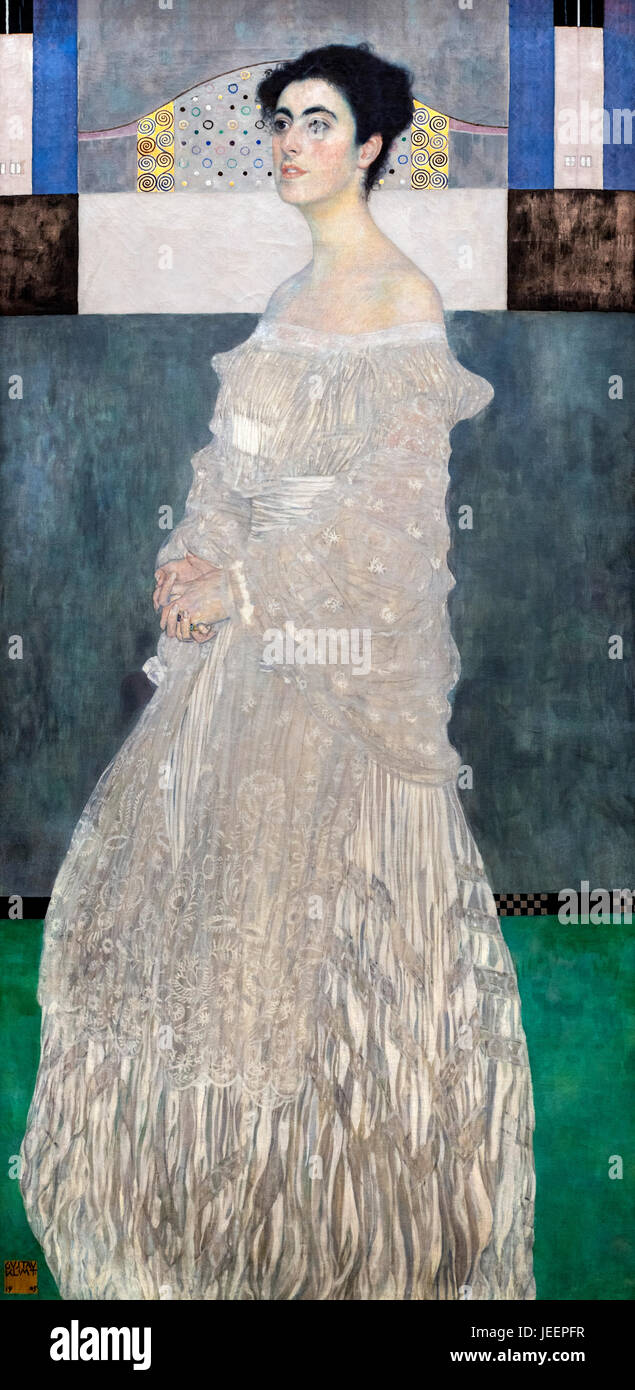 Gustav Klimt. Peinture de Margaret Stonborough-Wittgenstein par Gustav Klimt (1862-1918), huile sur toile, 1905 Banque D'Images