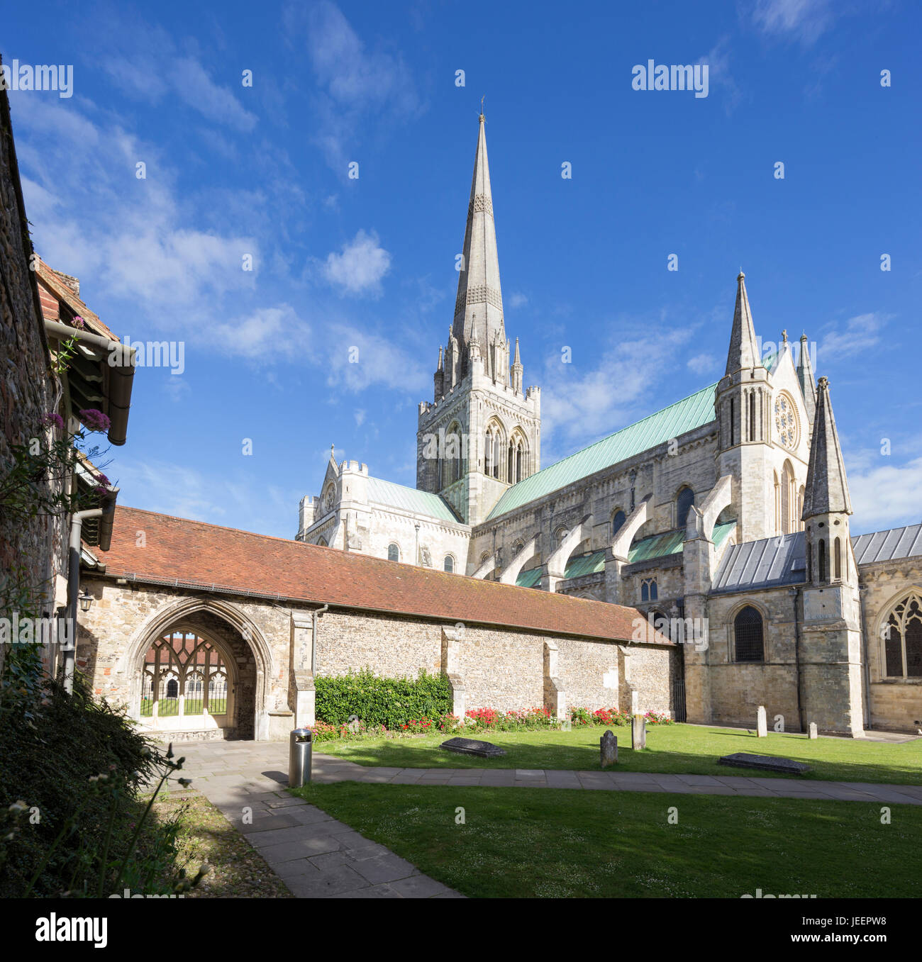 La Cathédrale de Chichester, West Sussex, England, UK Banque D'Images