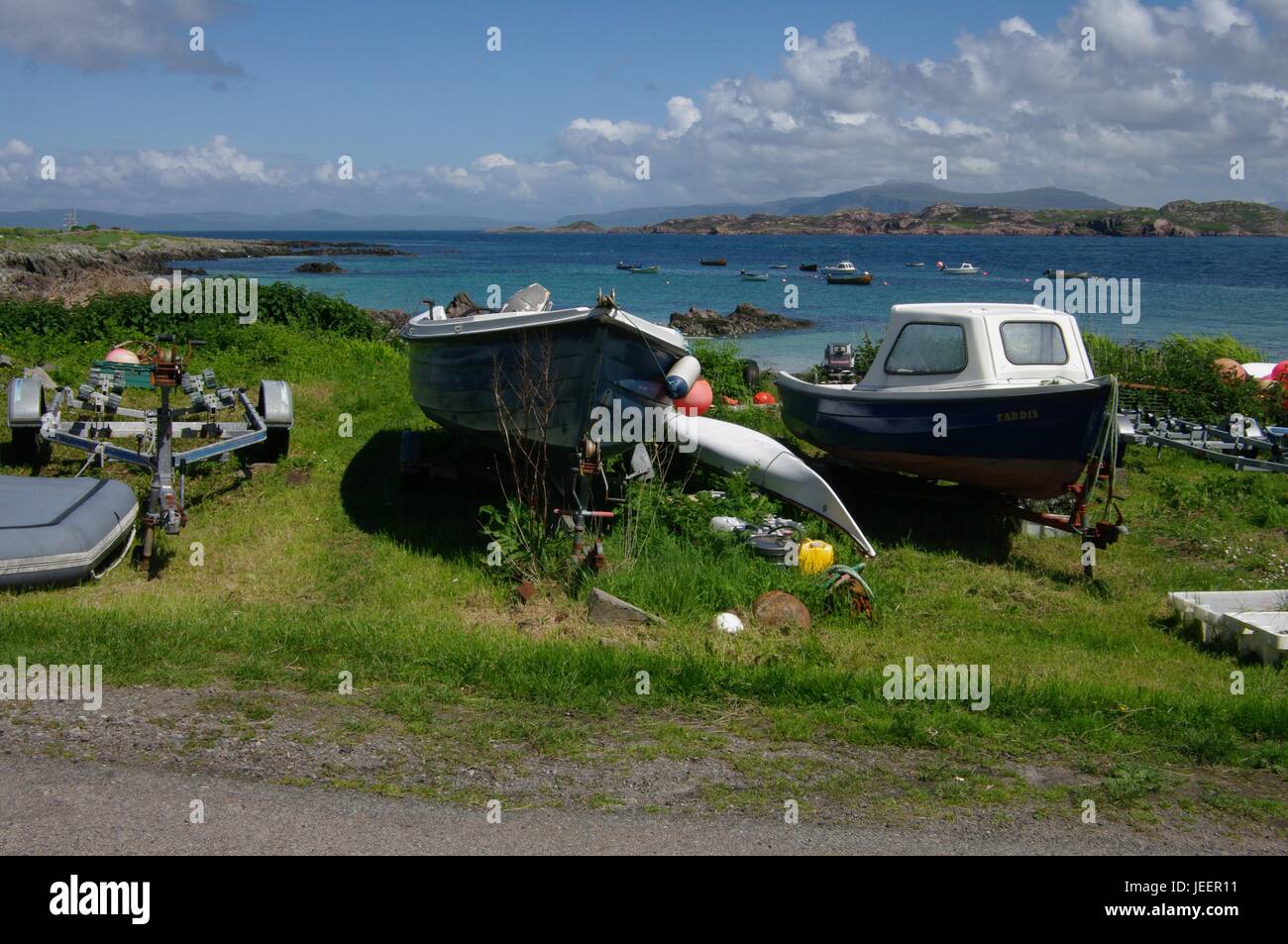 Iona, Hébrides intérieures, Ecosse Banque D'Images