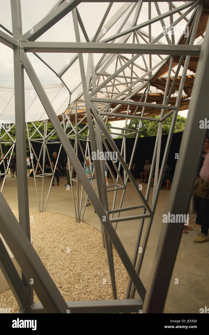 La serpentine Pavilion Banque D'Images