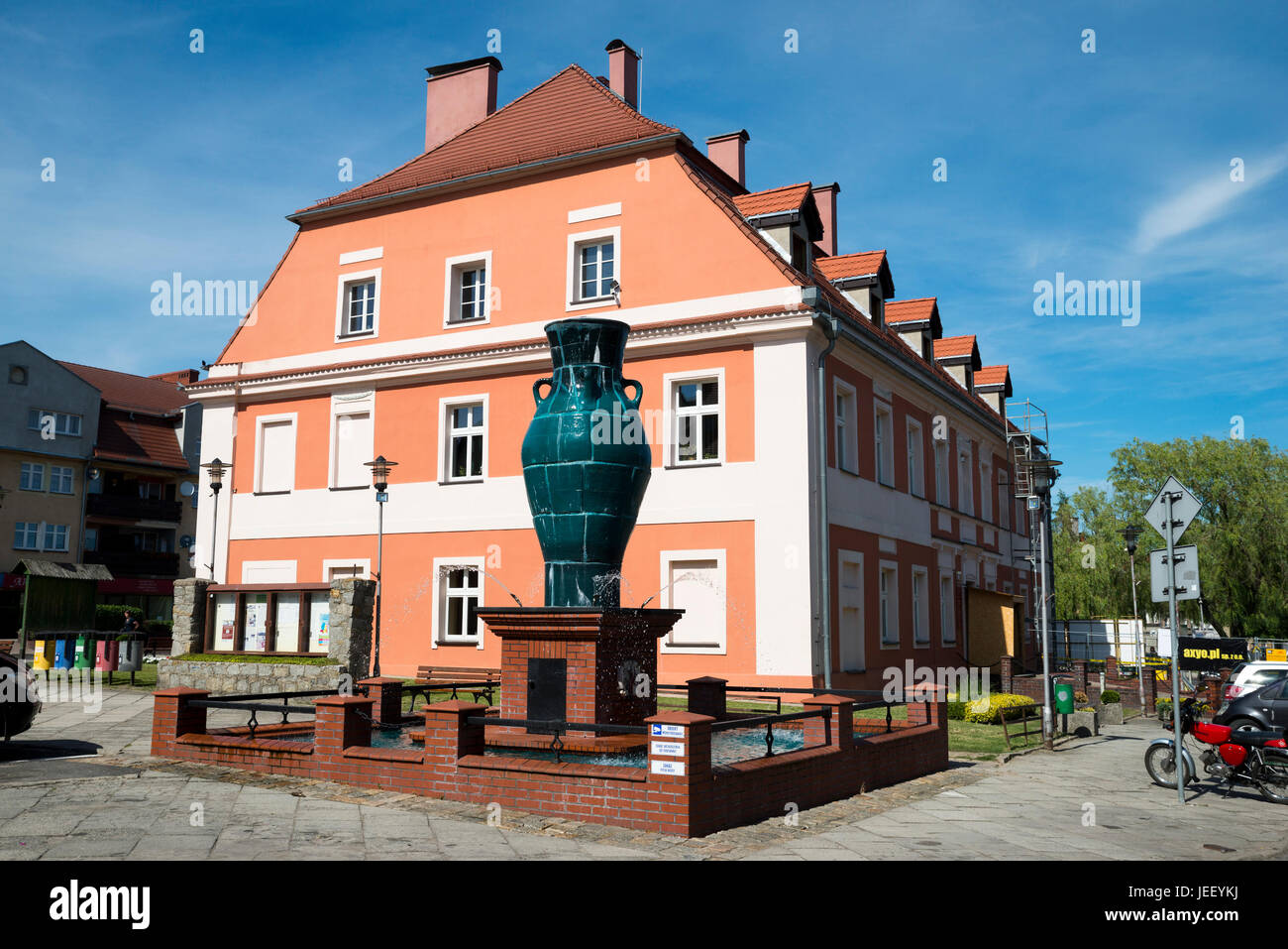 Vase en céramique à Warszawa, Wrocław, comté de Basse-silésie, dans le sud-ouest de la Pologne Banque D'Images