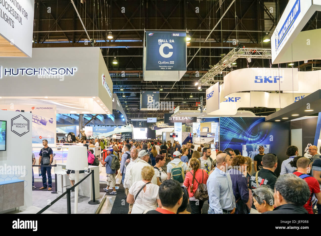 Salon international de l'aéronautique et de l'espace de Paris-Le Bourget, Salon du Bourget - Paris Air Show Banque D'Images