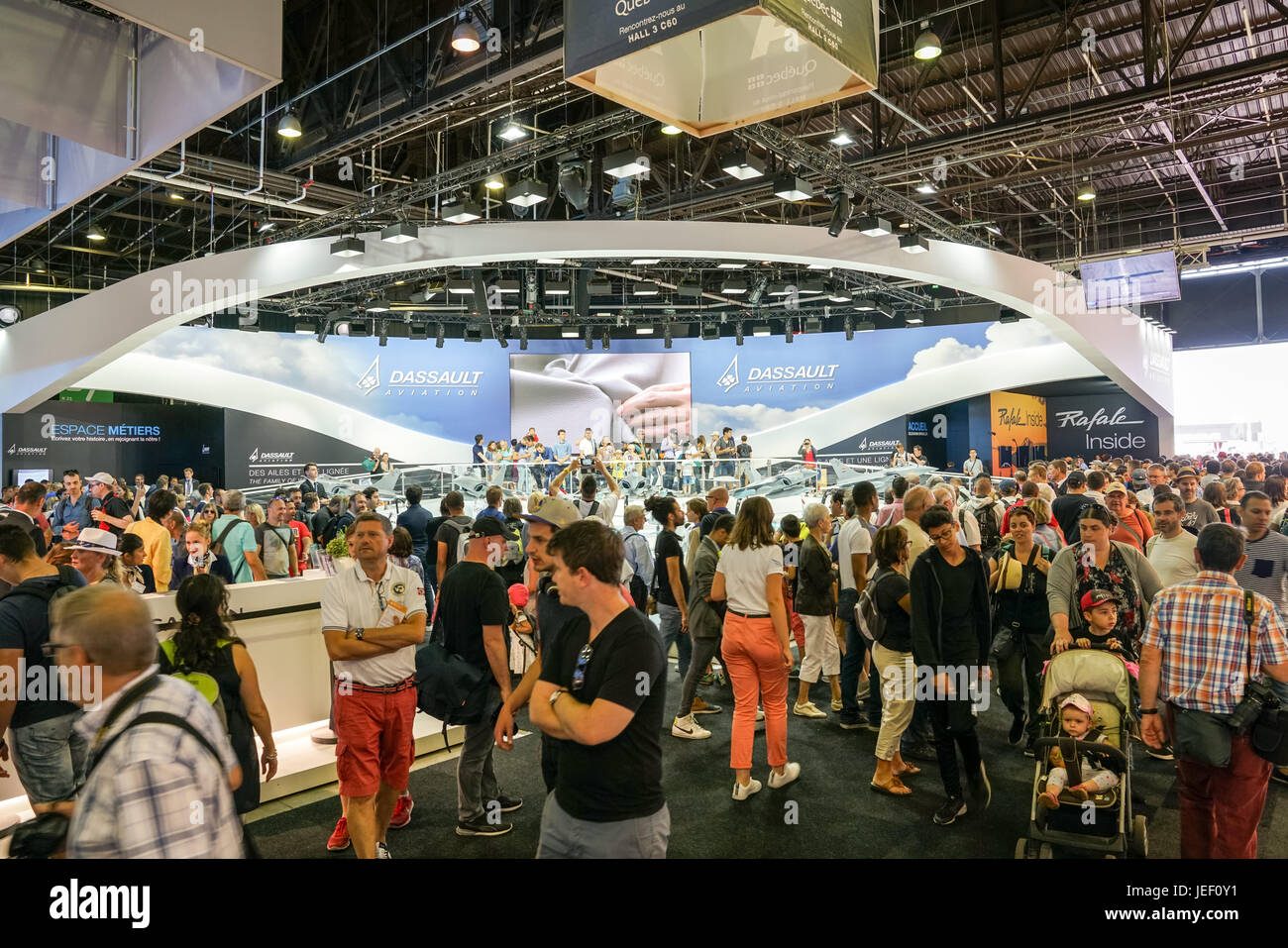 Salon international de l'aéronautique et de l'espace de Paris-Le Bourget, Salon du Bourget - Paris Air Show Banque D'Images