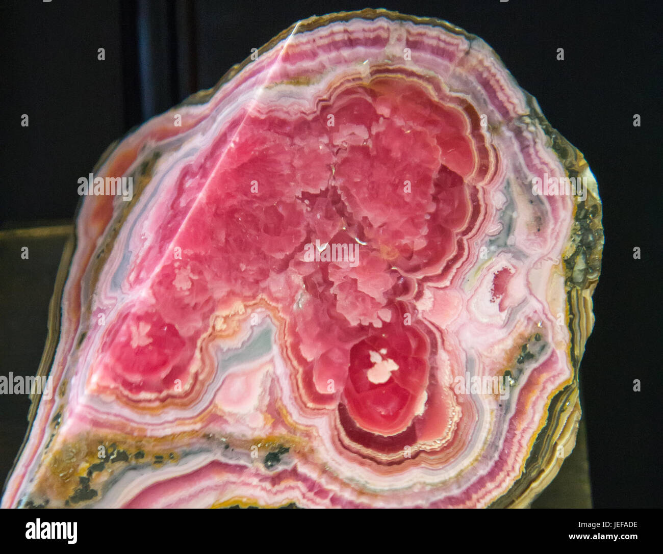 Rhodochrosite Argentine Banque D'Images