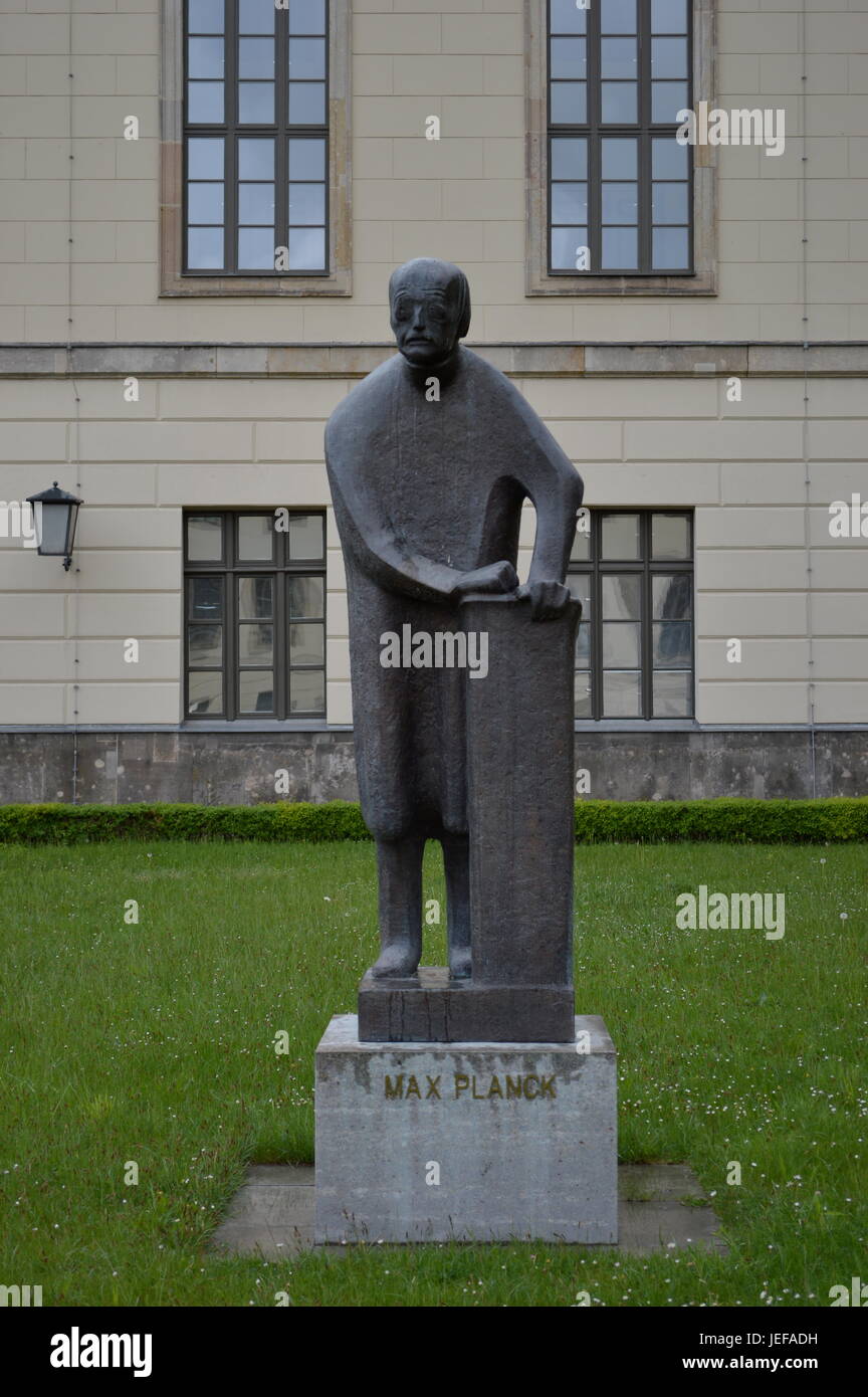 Statue de Max Planck Banque D'Images