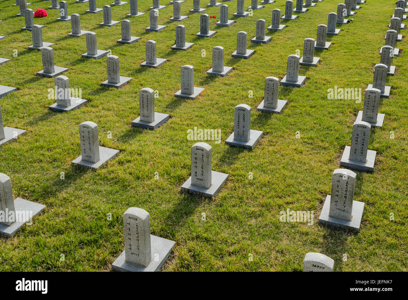 Le cimetière National de Séoul Banque D'Images