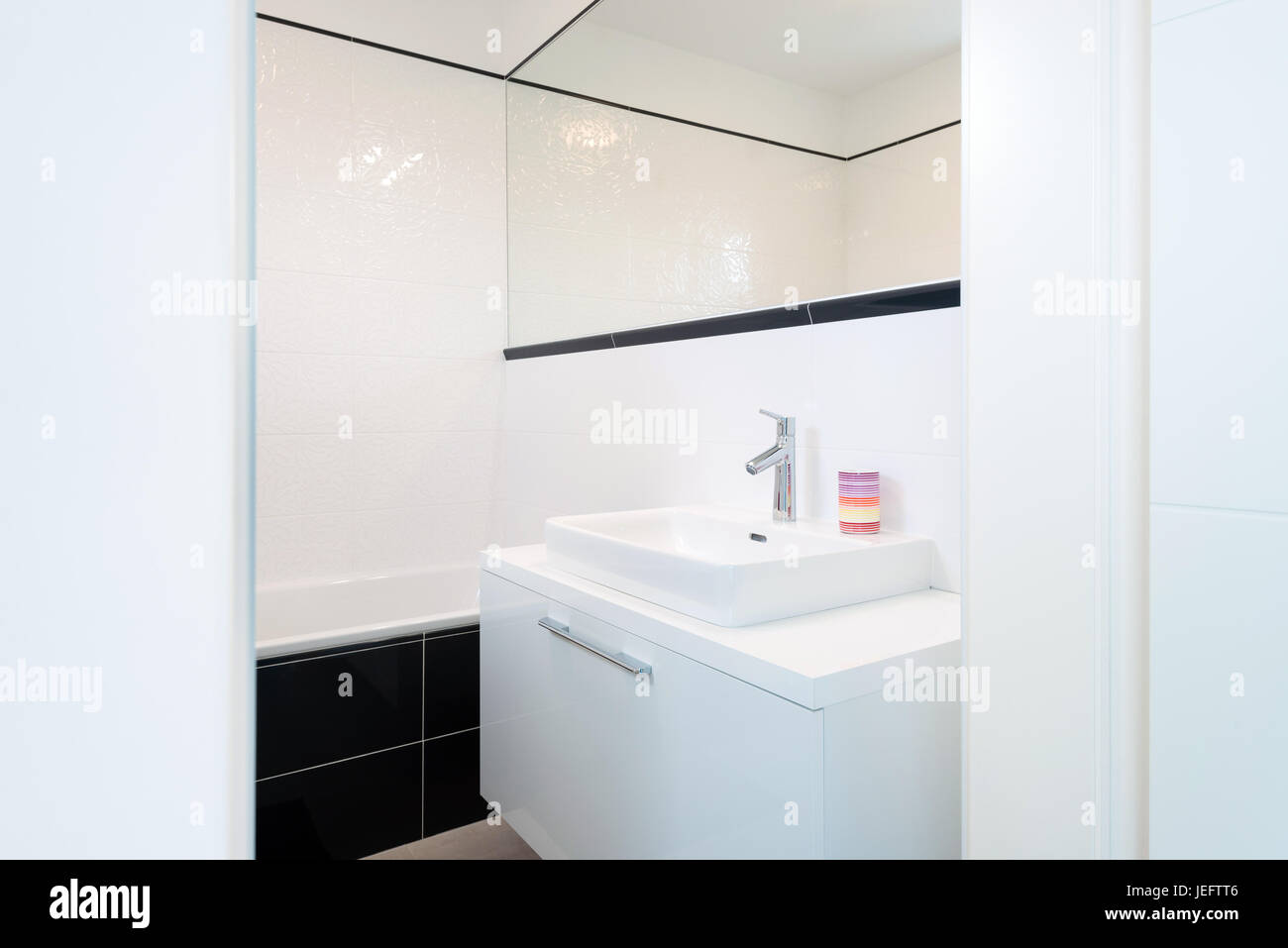 Intérieur salle de bains in modern house Banque D'Images