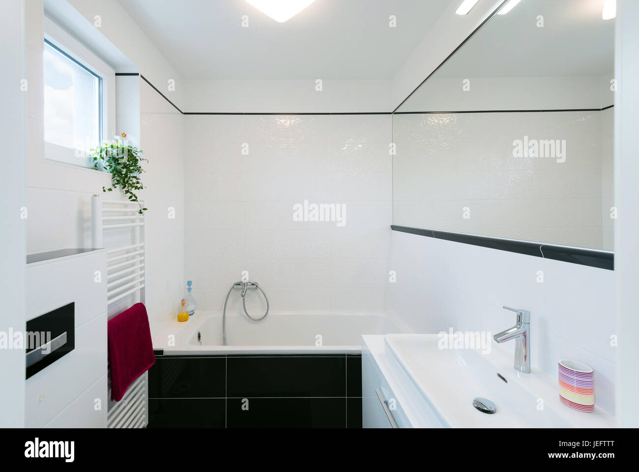 Intérieur salle de bains in modern house Banque D'Images