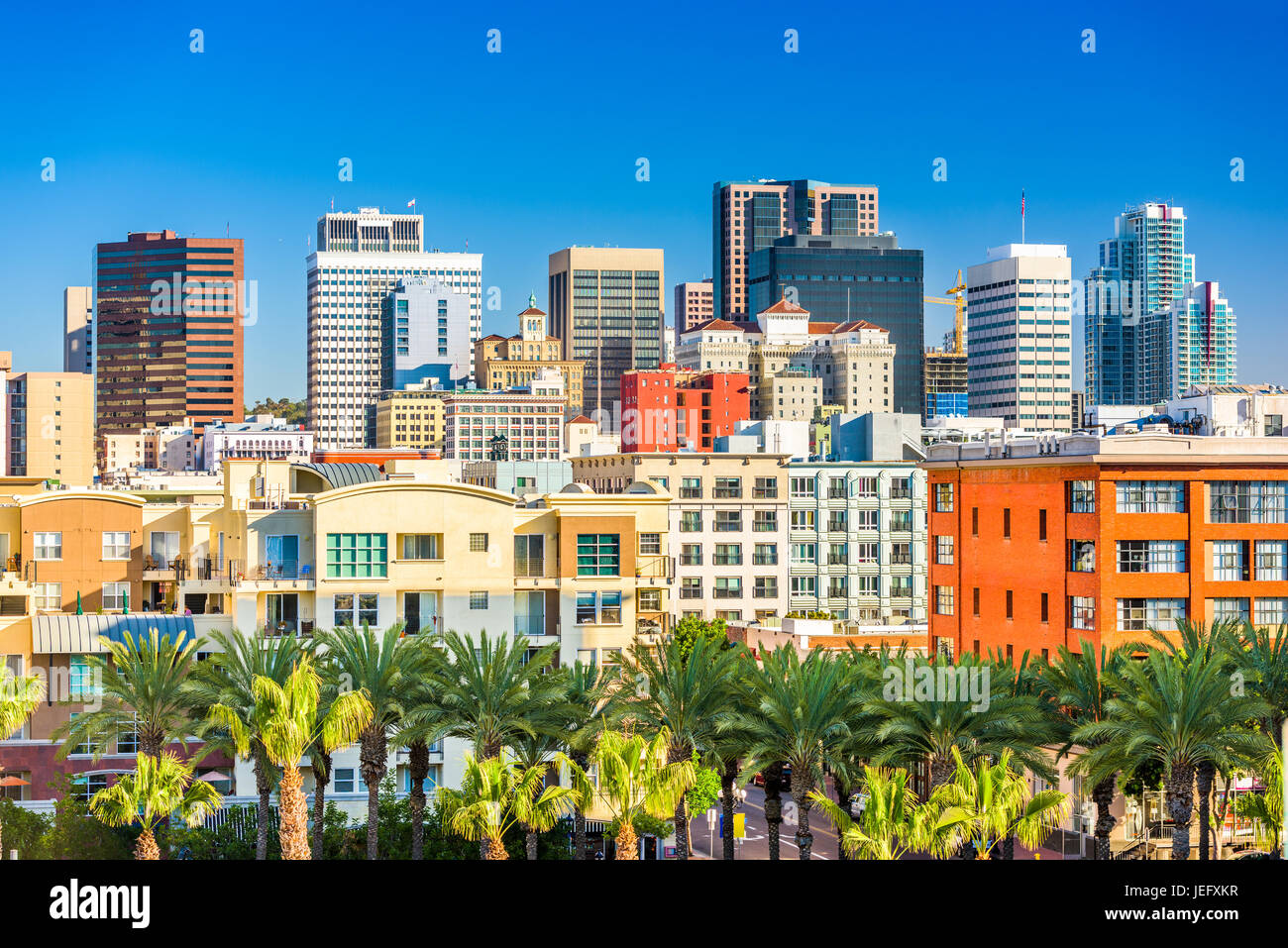 San Diego, Californie, USA Centre-ville de la ville. Banque D'Images