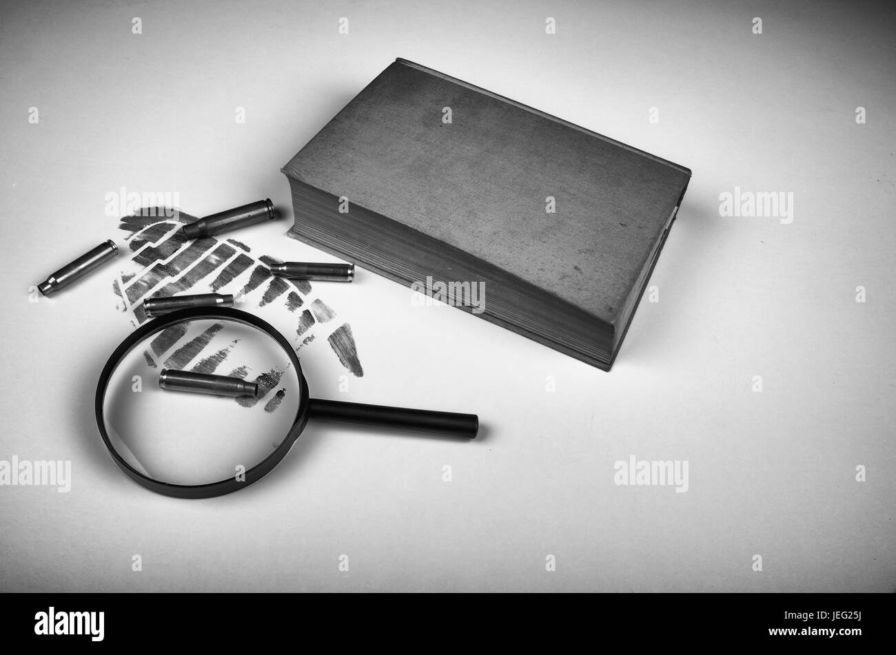 Scène de crime et d'adresses, un concept littéraire. Banque D'Images