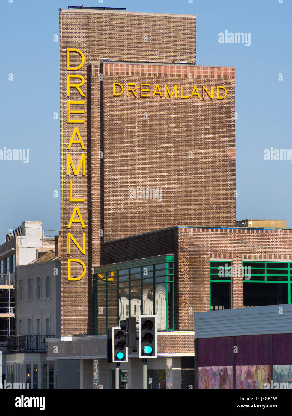 Le parc d'attractions Dreamland Margate Kent UK Banque D'Images