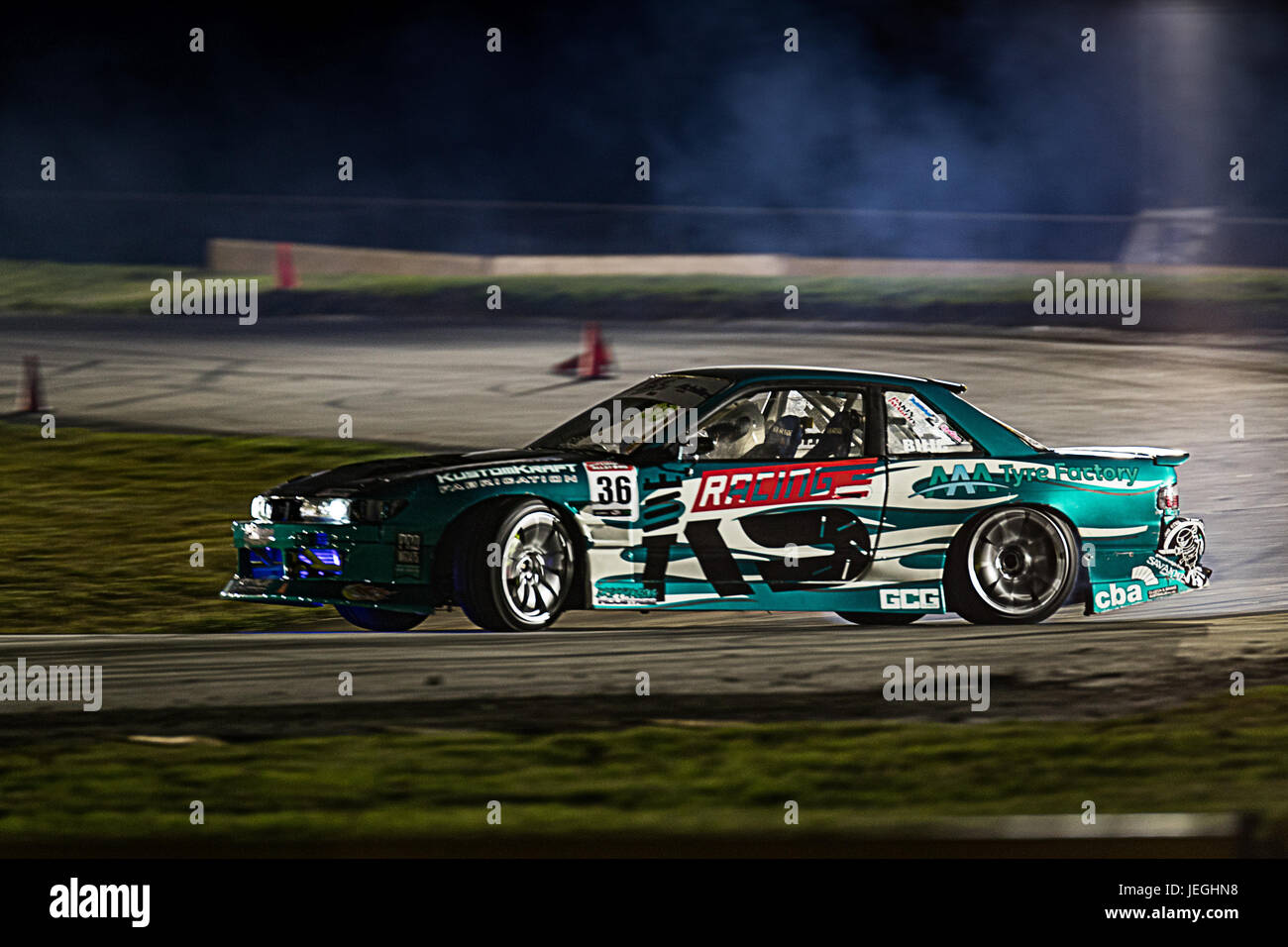 Sydney Motorsport Park, Australie. 24 juin 2017. Ronde 1 manqués mais Anthony Bilic était de retour pour la ronde 2 dans son Silvia. Anthony Bolack/Alamy Live News Banque D'Images