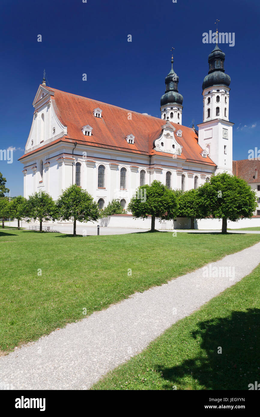 Monastère Obermarchtal, Alb Donau Kreis, en Haute Souabe, Bade-Wurtemberg, Allemagne Banque D'Images