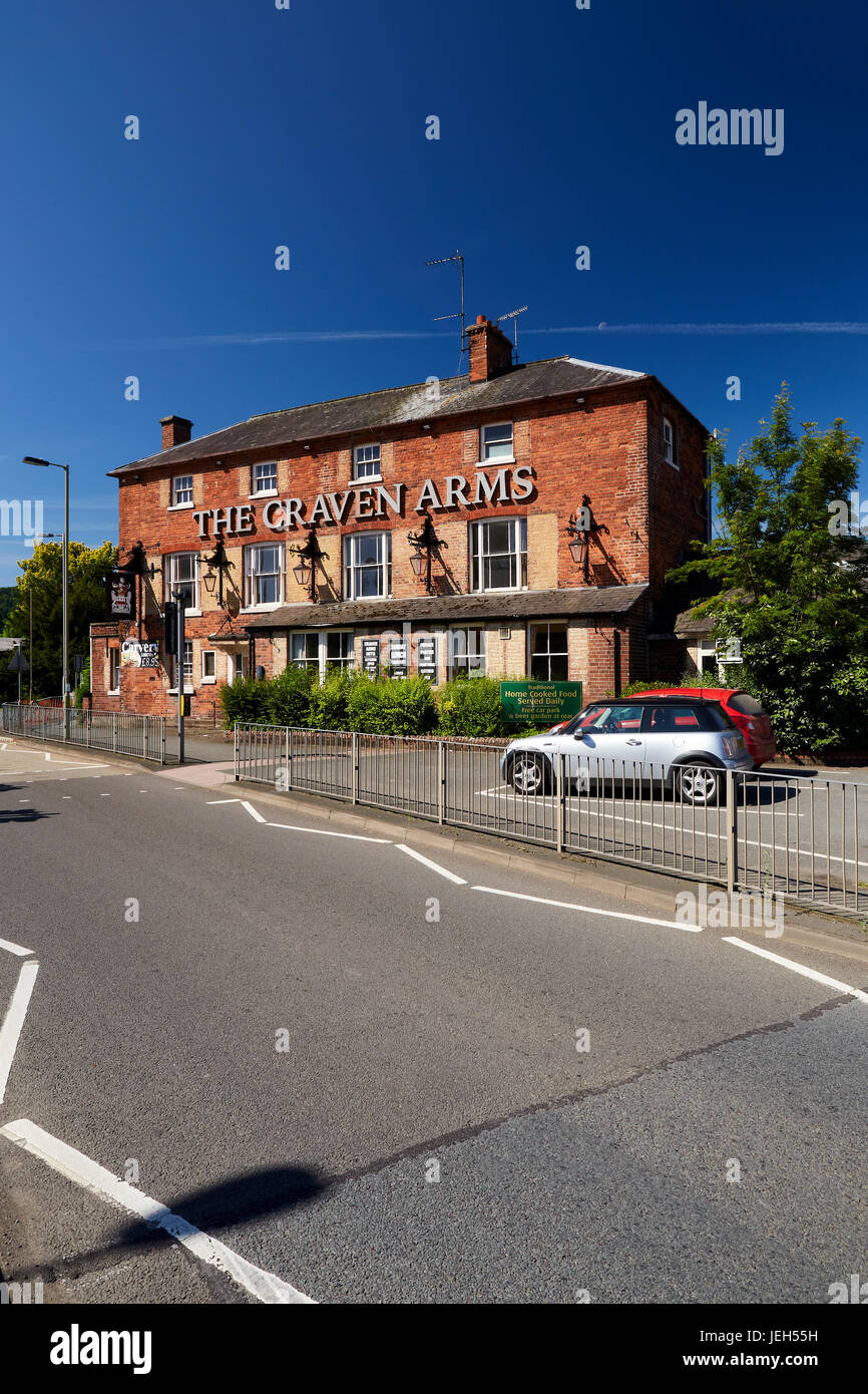 Le Craven Arms Public House Craven Arms Shropshire West Midlands England UK Banque D'Images