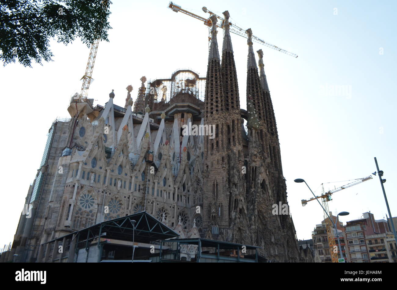 Sagrada familia temple expiatoire de la sainte famille Banque de