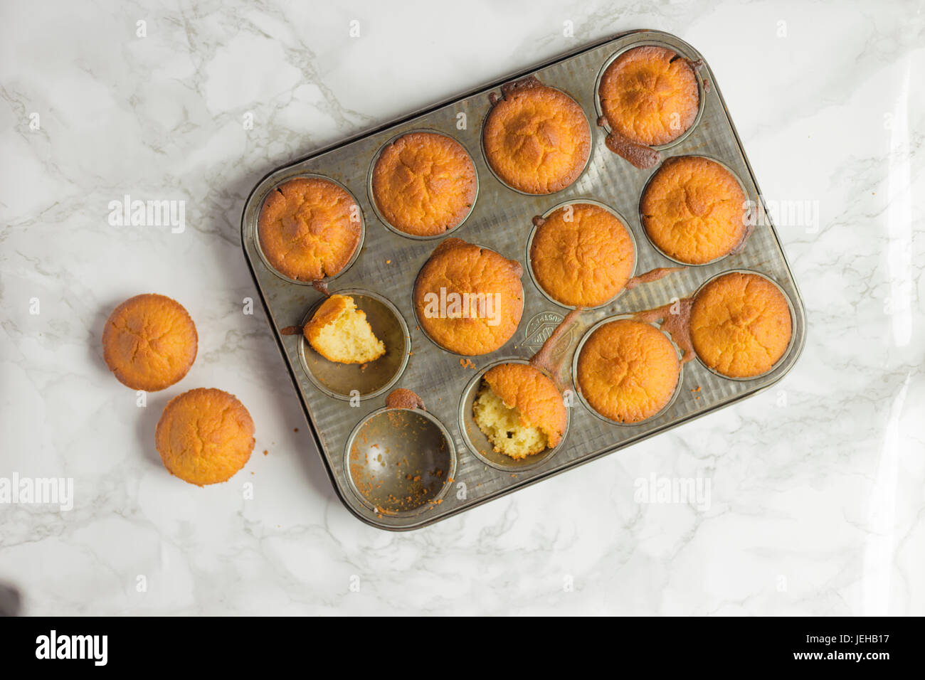 Muffins Banque D'Images